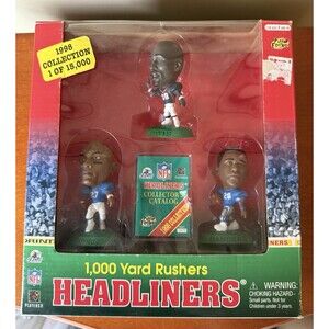 Vintage NEW HEADLINERS 1,000 YARD RUSHERS- GEORGE/DAVIS/SANDERS 1998 Football